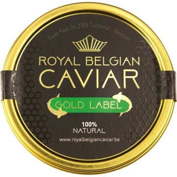 Gold Label Kaviaar Bovenkant